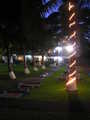 
the miniature golf course next to the restaurent
