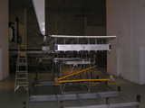 
the LMT panels being measured for accurate shape
